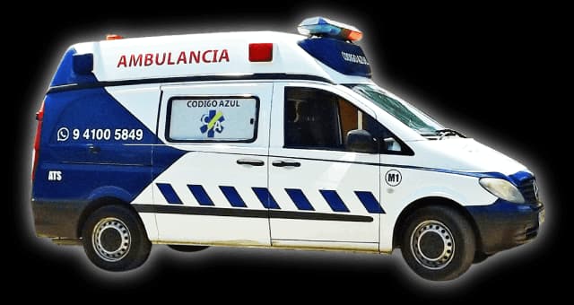 Ambulancia de Código Azul para cobertura de eventos